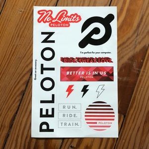 Peloton stickers decals